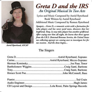Greta D. inside CD cover